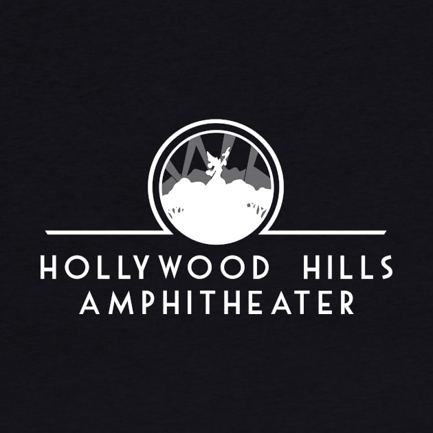 Hollywood Hills Amphitheater - White by SkprNck